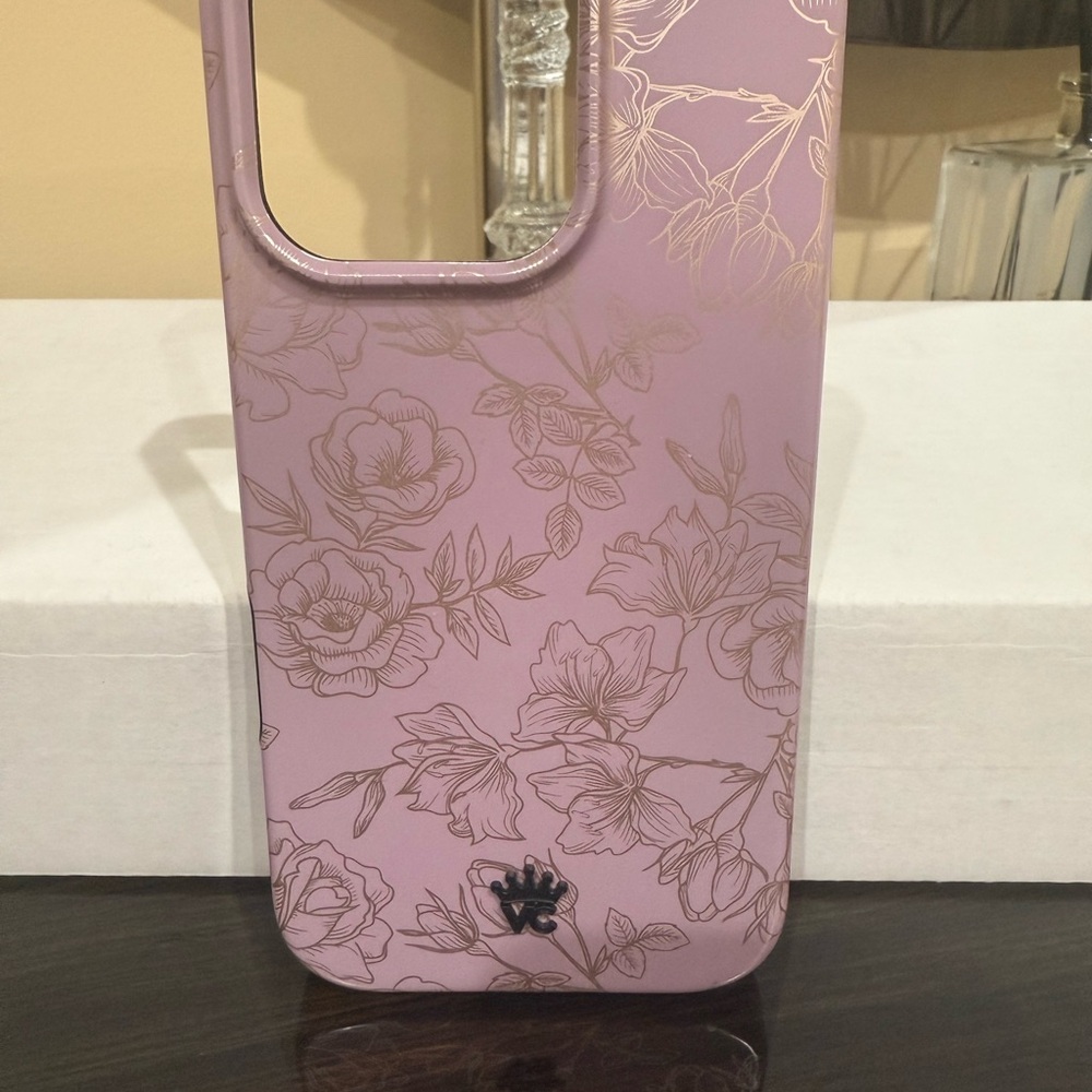 Floral Patterned Phone Case - Purple